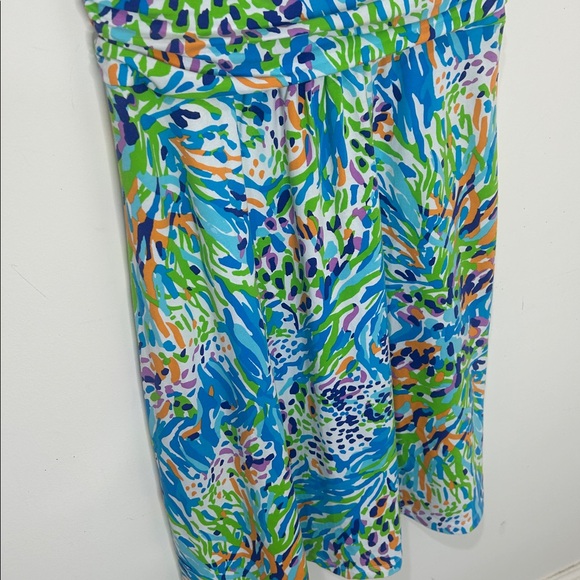 LILLY PULITZER Shianne V-Neck Dress Sloane Sea Soirée Size Medium - Picture 9 of 16